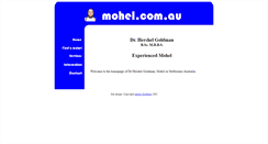 Desktop Screenshot of mohel.com.au